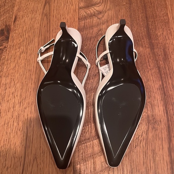 NWT MNG Woman’s White Heels Size EU 36 - Picture 5 of 7